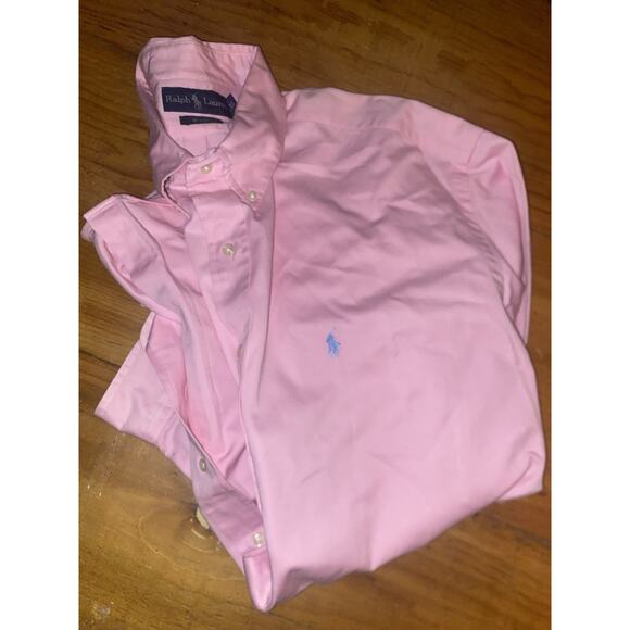 Ralph Lauren Blake Long Sleeve Button Shirt Men's XL Pink - Picture 8 of 8